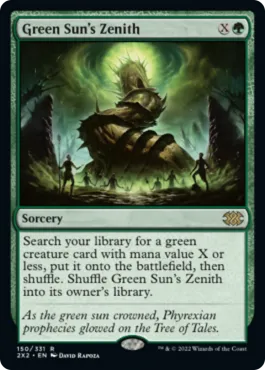 Green Sun Zenith (Mirrodin Assiégée, VF)