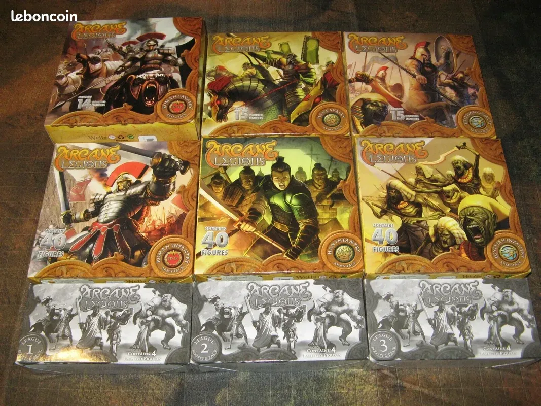 Lot de boîtes de figurines Arcane Legions