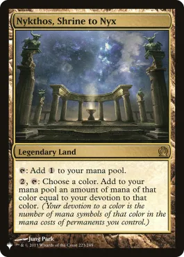 Nykthos, Shrine to Nyx (Theros, VO)
