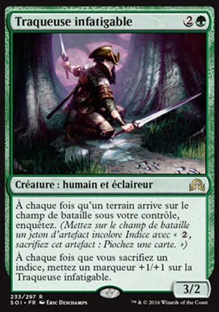 Tireless tracker (Shadows on Innistrad, VO)